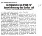 1980 - gartenbauverein traegt zur verschoenerung des dorfes bei